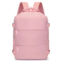 Women's Large Capacity Lightweight Multi-purpose Solid Color Travel Backpack