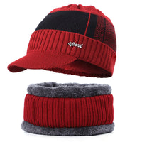 Bib Autumn And Winter Plus Velvet Hat