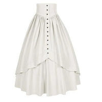 Vintage High-waisted Retro Punk Gothic Pleated Skirt