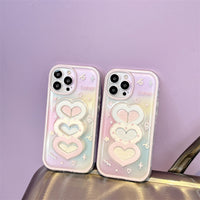 Gradual Love Wrist Strap Silicone Phone Case