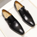 Casual Men's Shoes Double-breasted Top Layer Cowhide