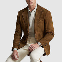 Men's Casual Suit Printed Double Row