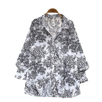 Lazy Style Niche Versatile Loose Casual Printed Shirt