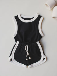 Kids' Sports And Leisure Hot Pants Set