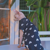 Hairless Cat Pet Ice Silk Cooling Four-Legged Belly-Covering Shirt Short-Sleeve Vest