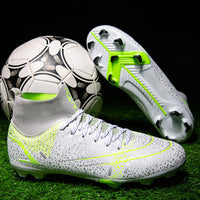 Competition High Top Soccer Shoes Men's And Women's Football Shoes