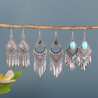 Bohemian Silver Temperament Earrings For Women
