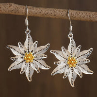 Stylish Vintage Dainty Flower Pendant Earrings For Women