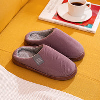 Couple's Home Indoor Cotton Drag Warm Non-slip Plush