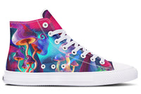 Printed Couple High-top Canvas Shoes