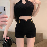 High-waisted Casual Shorts For Womenslimming And Versatile