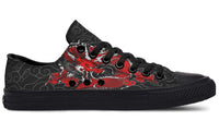Fashion Printed Couple High Top Canvas Shoes
