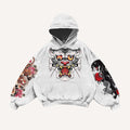 Fashion Casual Printed Polyester Sweater