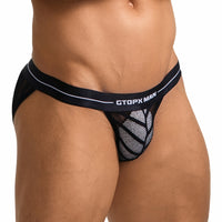 Summer Mesh U Convex Low Waist Breathable Mesh Sexy Panties