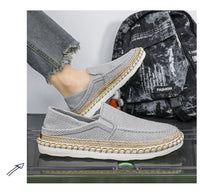 Straw Fisherman Breathable Men's Lazy Trendy Slip-on Casual Shoes