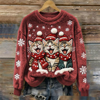 Christmas-themed 3D Digital-print Hoodie