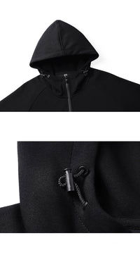 Fashion Men's Knitted Cotton Hooded Sweater