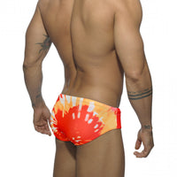 Mens Flame Trunks Hot Spring Swimsuit