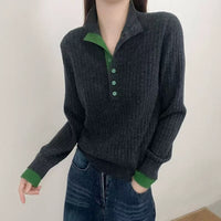 Women's Vertical Bedford Cord Sweater