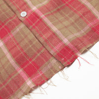Plaid Short-sleeved Shirt Men's Loose Casual