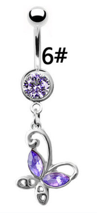 Light Purple Set Devil Heart Diamonds