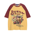 Men's Stitching Raglan Short-sleeved Casual Top