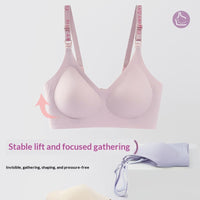 Maternity Fixed-Cup Padded Bra With Soft Support