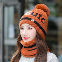 Women's Fleece Ear Protection Knitted Hat