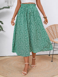 Casual Loose Pocket Skirt With Drawstring And Drape