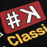 Hip Hop Letter Print Fleece Hooded Jacket Loose