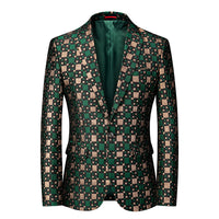 Men's Suit Stage Performance Small Suit Men's Single Row One Button
