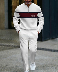 Casual Fashion Men's Long-Sleeve Pants Set