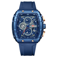 Multifunctional Business Waterproof Calendar Wine Barrel Non-automatic Mechanical Watch