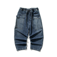 Japanese Style Large Size Leisure Wide-leg Straight Pants