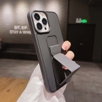 Candy Color Bracket Silicone Phone Case