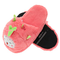 Stuffed Avocado Pineapple Dragon Fruit Slippers Women