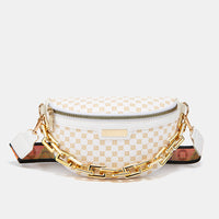 Women's Fashion Chest Bag Shoulder Bag Leopard Print Waist Bag