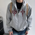 Spring And Autumn Retro Cardigan Sweatshirt, Loose And Casual Outerwear