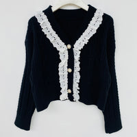 Girl Loose Lazy College Style Cardigan Coat