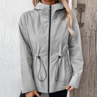 European And American Hooded Raincoat Outdoor Sports Mountaineering Suit Windcheater Jacket