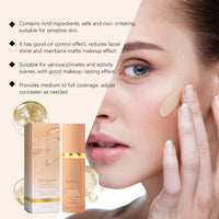 Natural Lightweight Concealer And Moisturizer Liquid Foundation