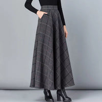 Printed Skirt Women's High-end Line Skirt Floral