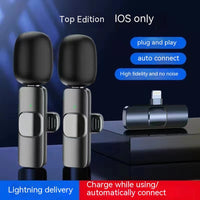 Microphone K8K9 Neckline Clip Live Radio Intelligent Noise Reduction