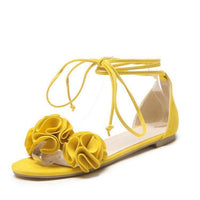 New Flat Flower Women's Sandals Strap Soft Bottom