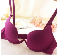 Glossy W Cup Gathering Small Breasts Girls Underwear