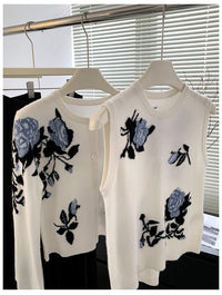 Women's Simple Casual Printed Sweater