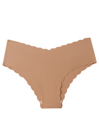 European And American Seamless Ice Silk Briefs Sexy Breathable With Print