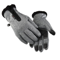 Men's Autumn And Winter Gloves Touch Screen Zipper Waterproof Riding Outdoor