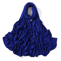 56 Colors Solid Color Modal Scarf Small Size Monochrome Jersey Veil Mercerized Cotton Scarf