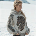 AutumnWinter 3D Digital-Print Hoodie